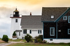 Wings Neck Lighthouse on Cape Cod in Massachusetts